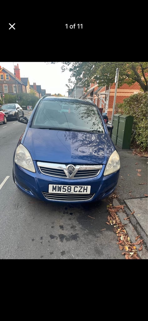 image for Vauxhall, ZAFIRA, MPV, 2009, Manual, 1598 (cc), 5 doors