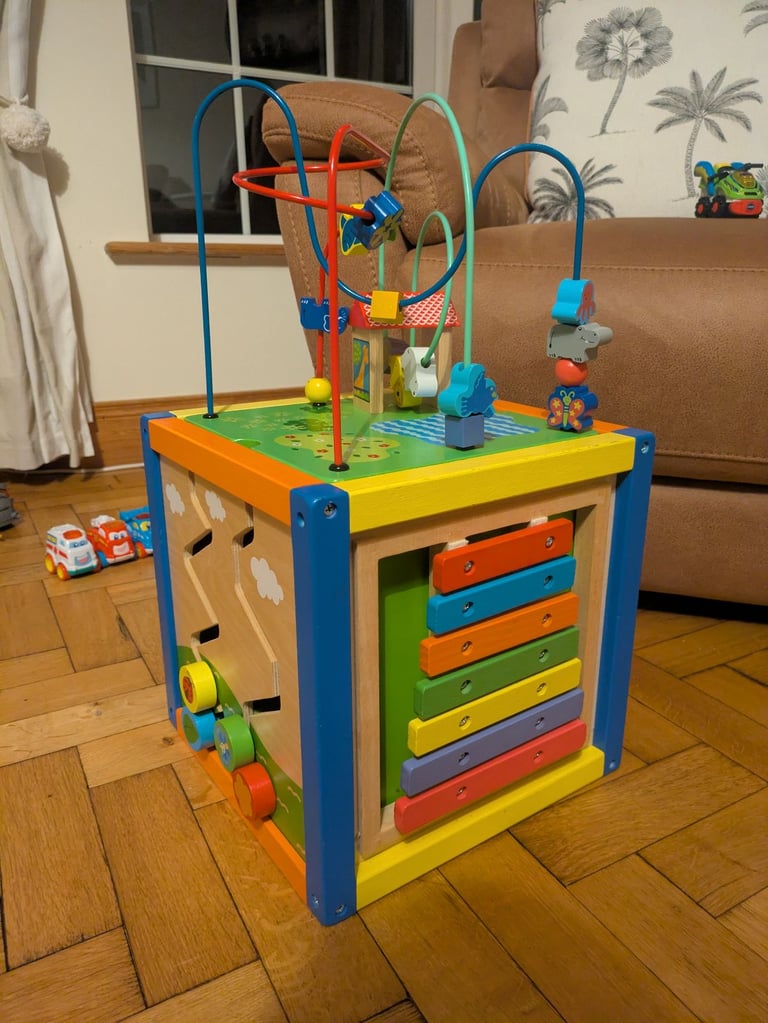 image for Wooden Activity Cube