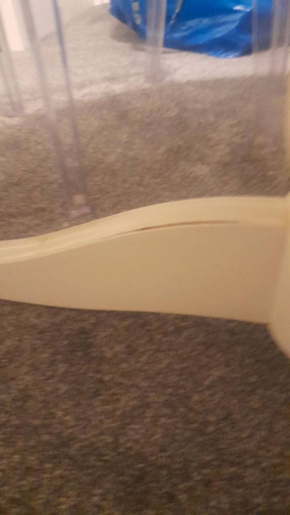 IKEA Rosentorp White Round Extendable Dining Table