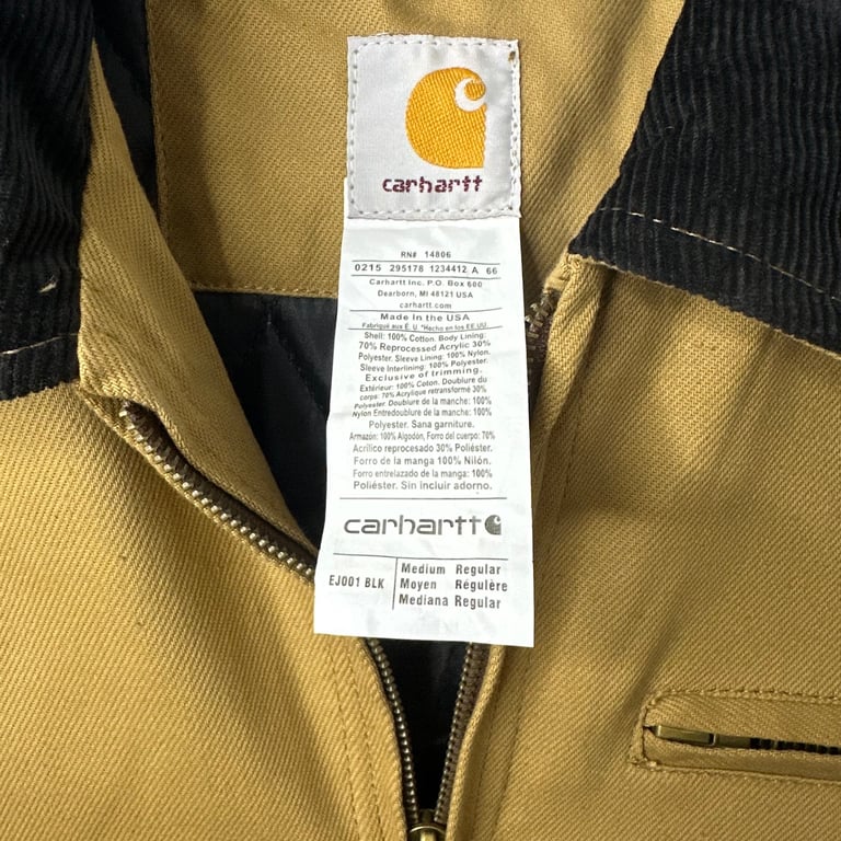Vintage Carhart Detroit Harrington Collar Jacket