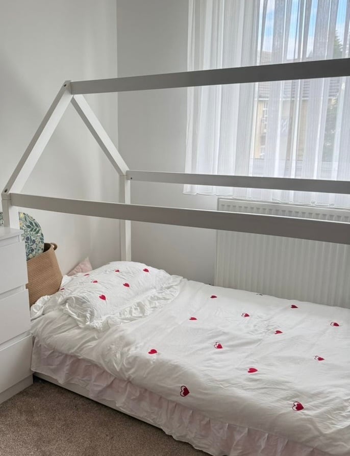 bed and mattress