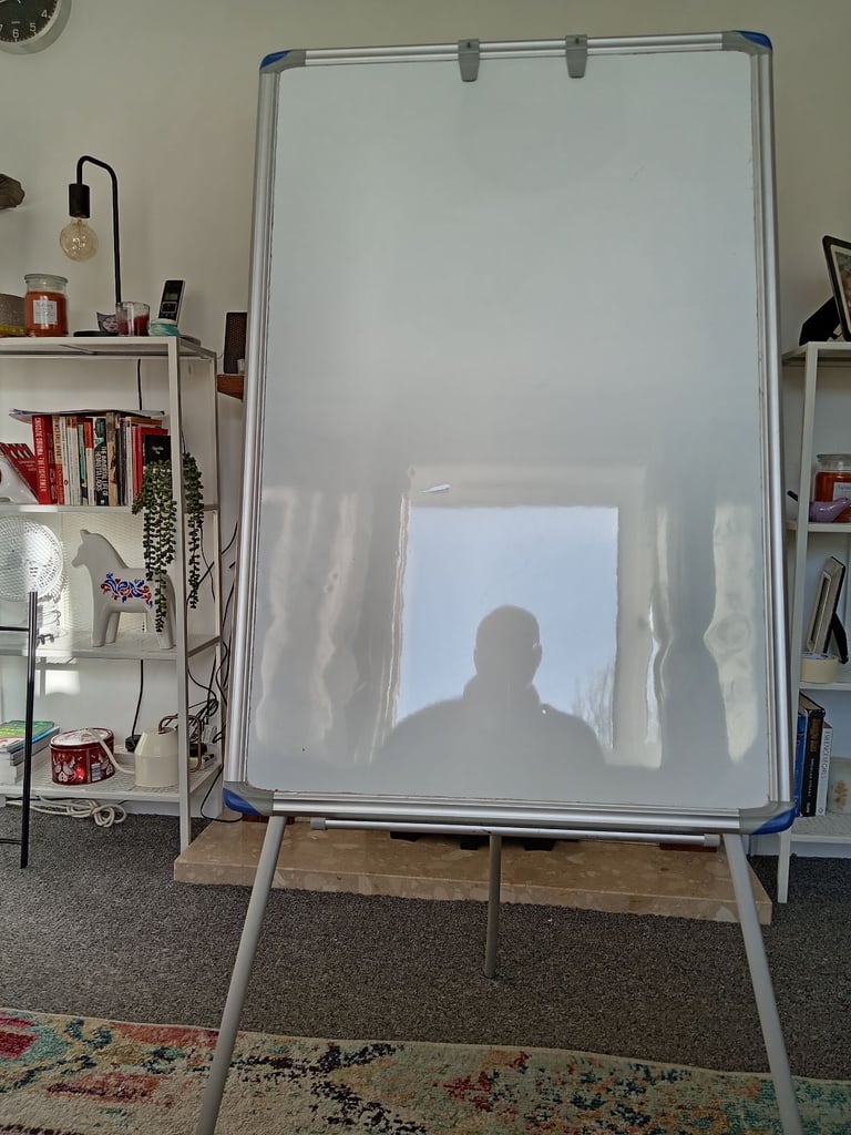 image for Whiteboard with stand.