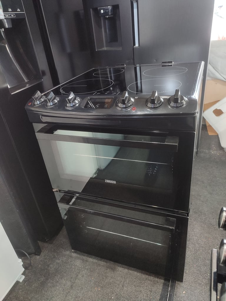 image for ➡️➡️SALE TODAY⬅️⬅️ BLACK ZANUSSI 60CM WIDE INDUCTION HOB ELECTRIC COOKER 