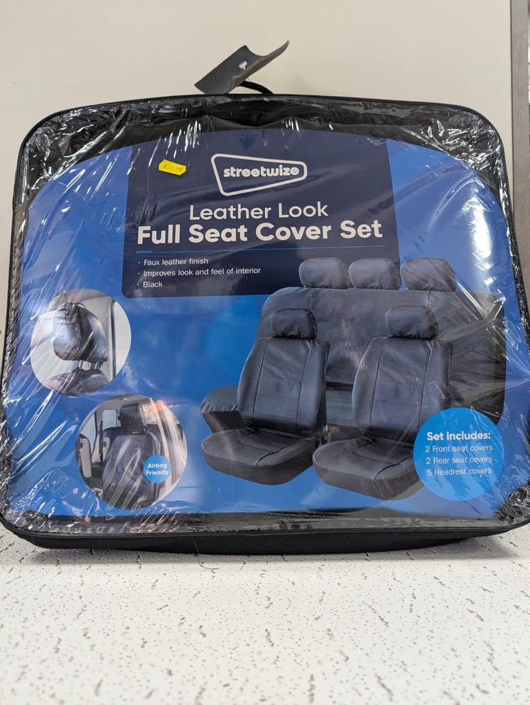 image for STREETWIZE FULL CAR SEAT COVER SET
