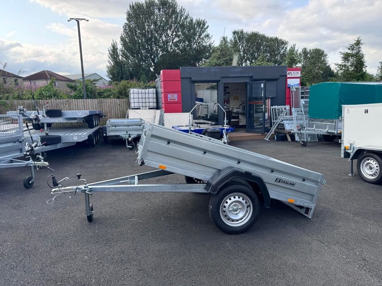 Brand New Zaslaw 205SU 7ft x 4ft single axle tipping trailer