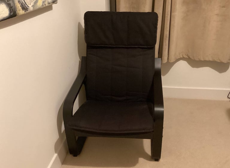 image for IKEA office desk, office chair and matching lounging chair