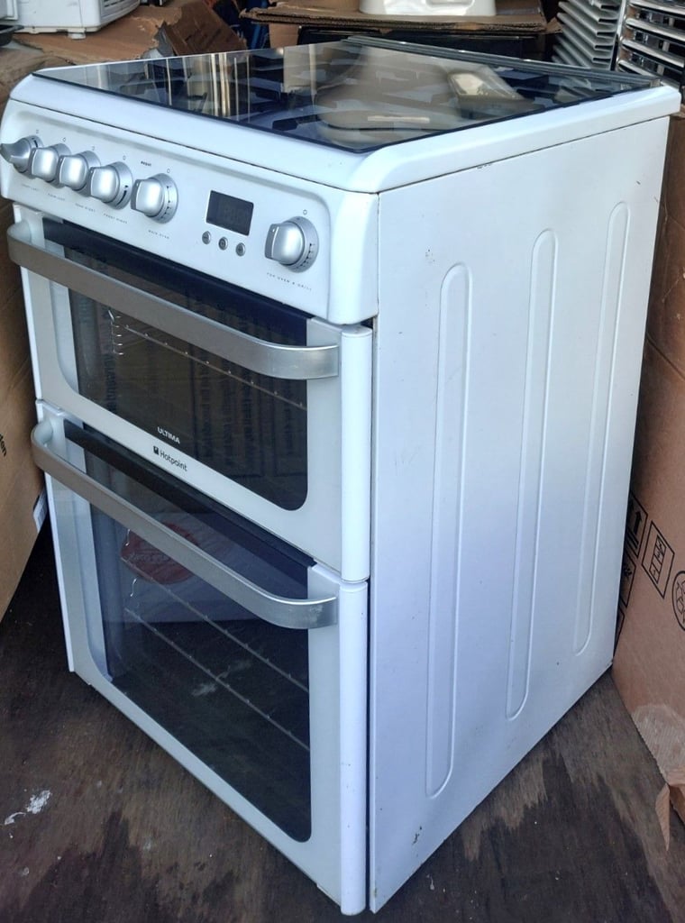 Hotpoint Ultima 60cm Double Oven Gas Cooker
