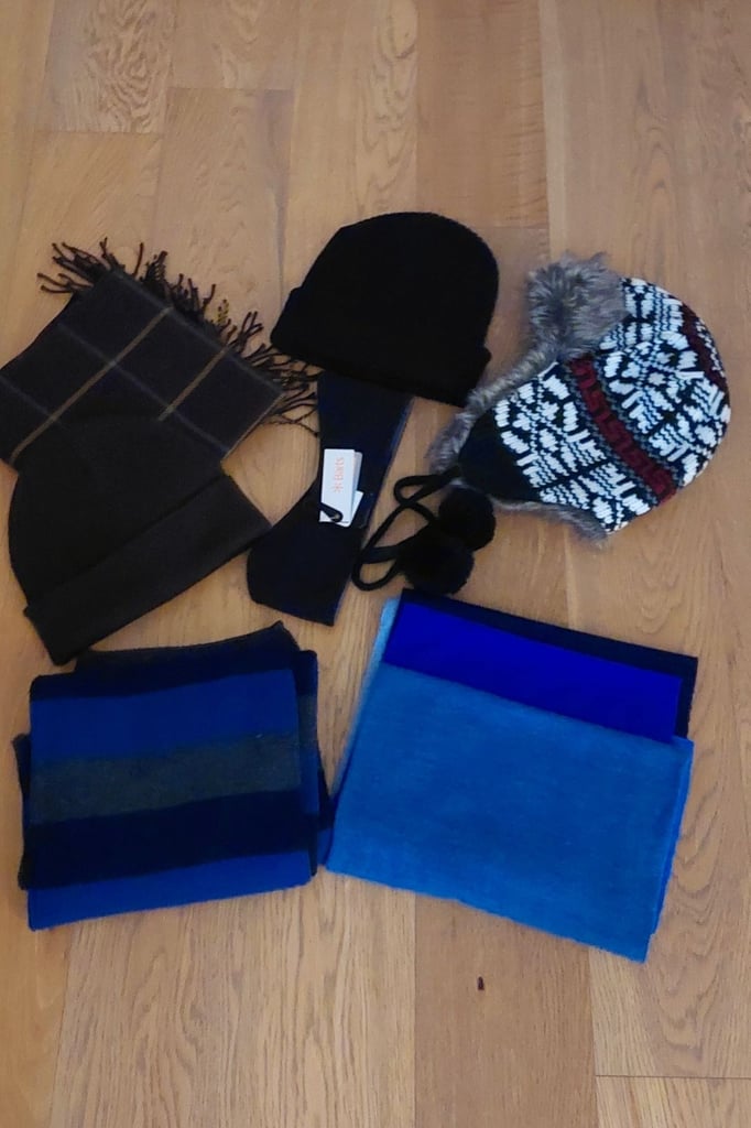 image for 🧣 LARGE MEN’S ACCESSORIES/SCARVES BUNDLE – 10 Items 🧢