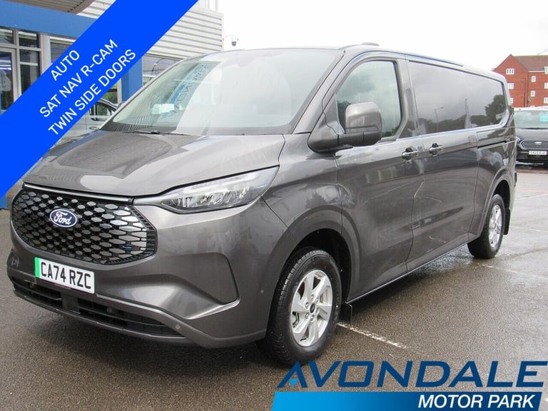 image for 2024 Ford E-Transit 320 Limited LWB L2 GREY AUTOMATIC VAN WITH SAT NAV REAR CAMERA TWIN SIDE DO P...