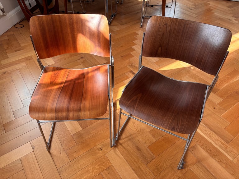 image for Two 40/4 David Rowland chairs by Seid International
