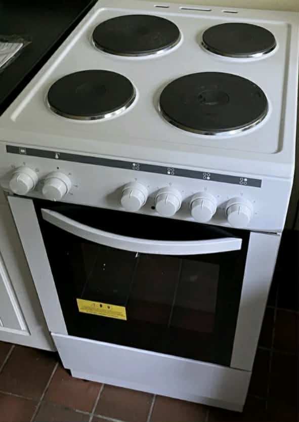 white electric cooker, can deliver