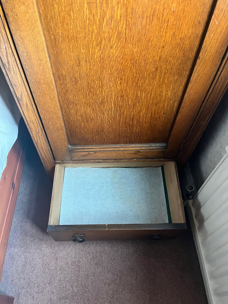 Small wooden wardrobe 