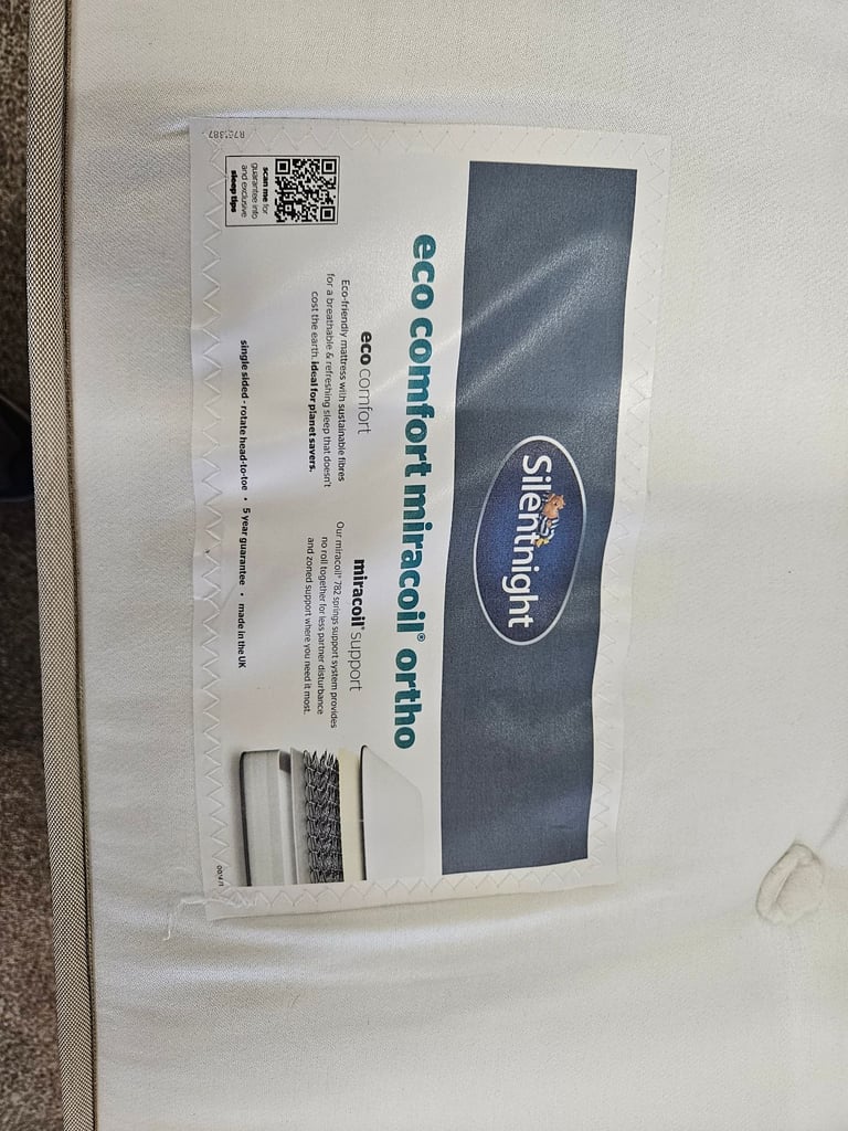Silentnight Eco Comfort Miracoil Ortho Mattress, King Size RRP £549