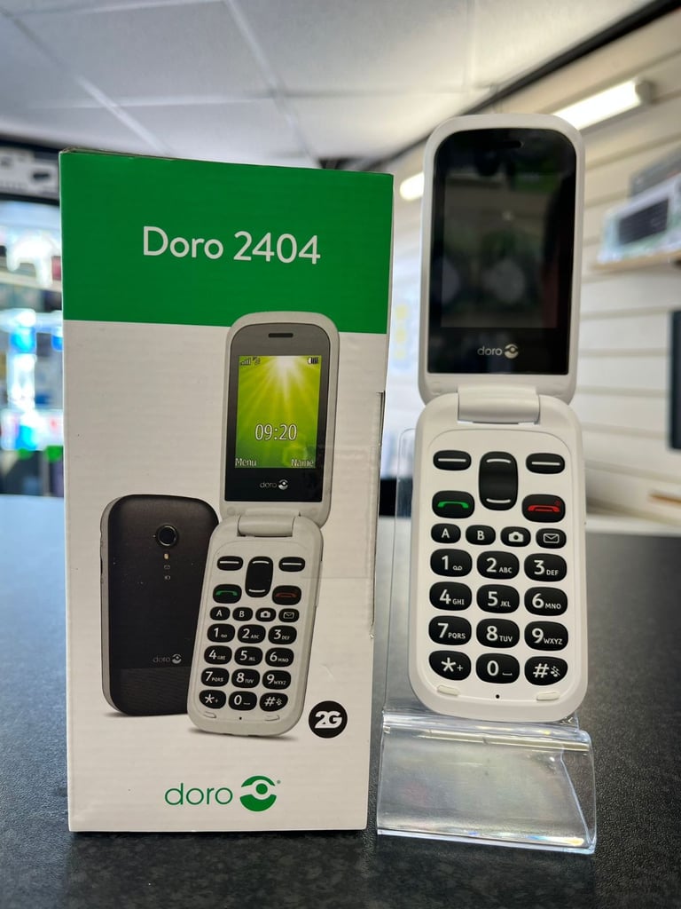 image for Brand New Doro 2404 Dual Sim Unlocked Big Keys Easy to use phone specially for Older people