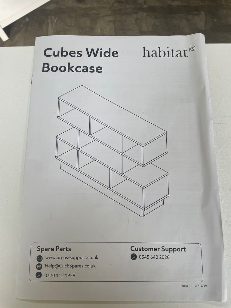 image for Cube bookcase £40