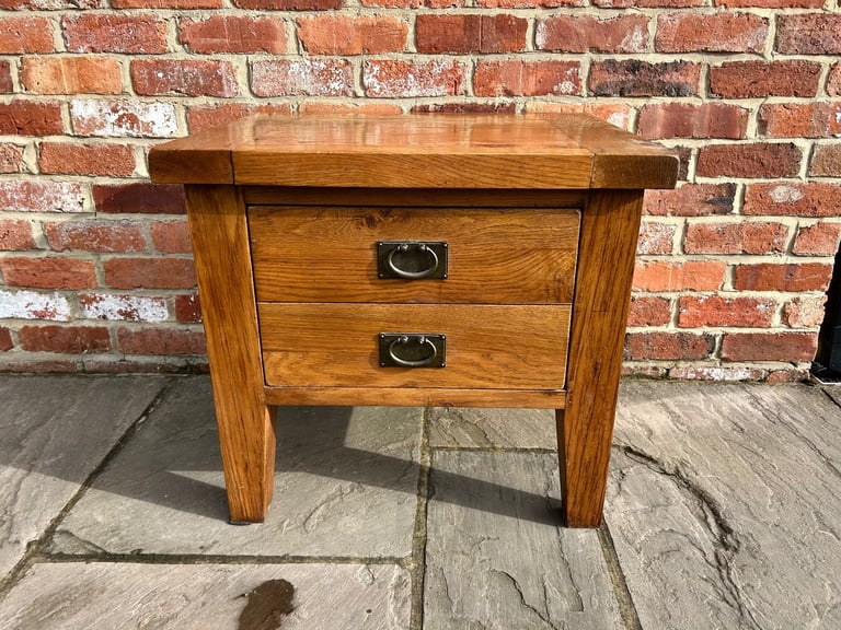 Rustic Solid Oak Coffee Table - Great Condition 