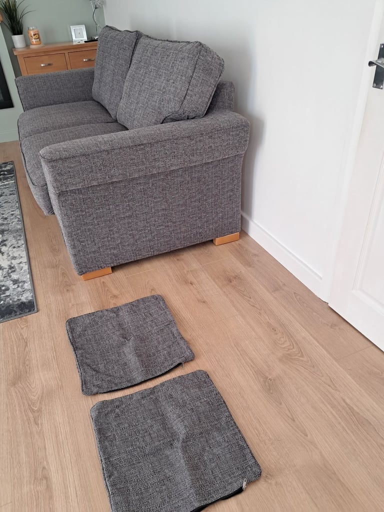 London 3 Seater Fabric Sofa 
