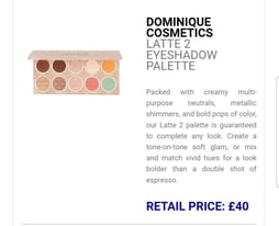 image for NEW EYESHADOW PALETTE. DOMINIQUE