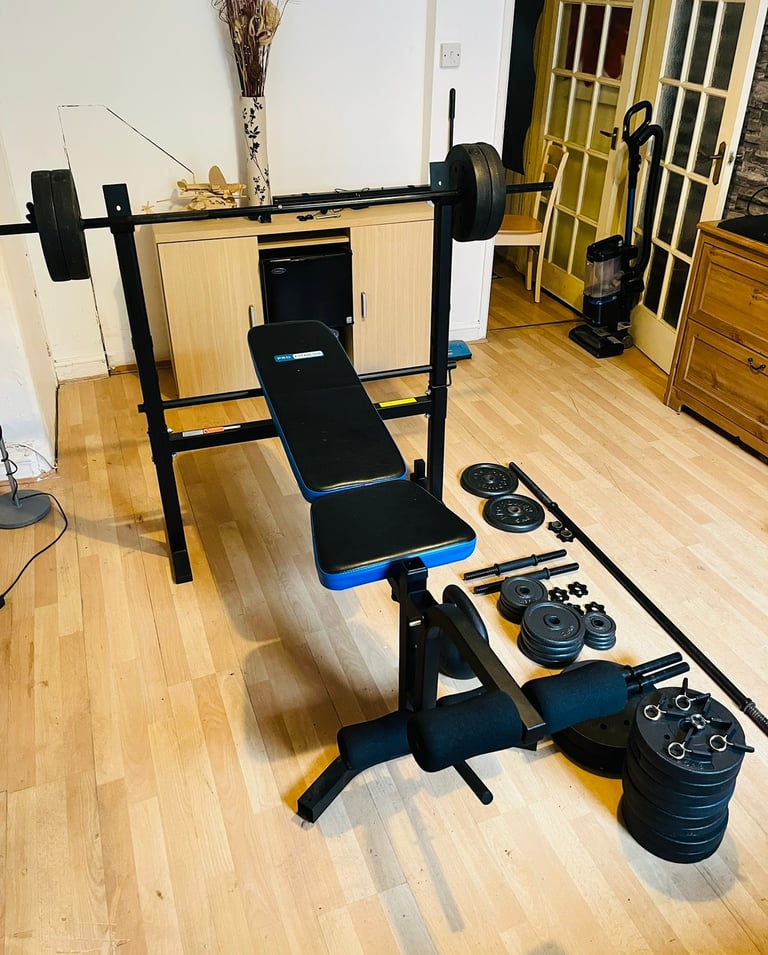 Men's health folding bench & preacher 2024 with 50kg weights review