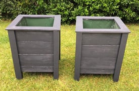  Popular 2 ft Box Planters, treated timber, incl liner + drainage