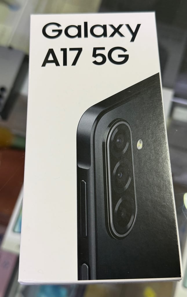 SAMSUNG A17 5G 128GB UNLOCK BRAND NEW SEALED COMES WITH SHOP WARRANTY AND RECEIPT 🧾 