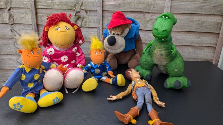 Vintage plush toys joblot tweenies _ toy story 