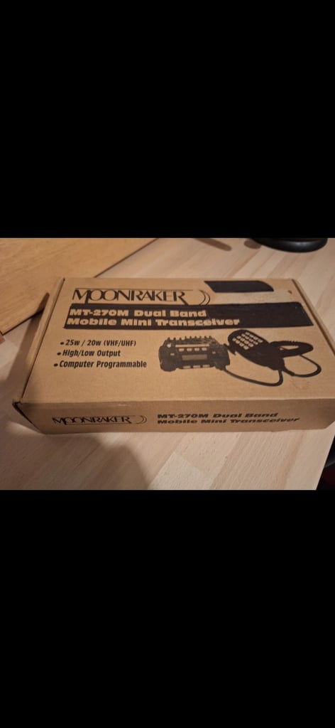 Moonraker micro dual band vhf/uhf/pmr radio 25w spares repairs no tx