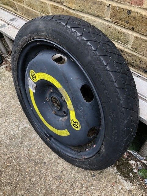 Spacesaver spare wheel 125/70/R/18.