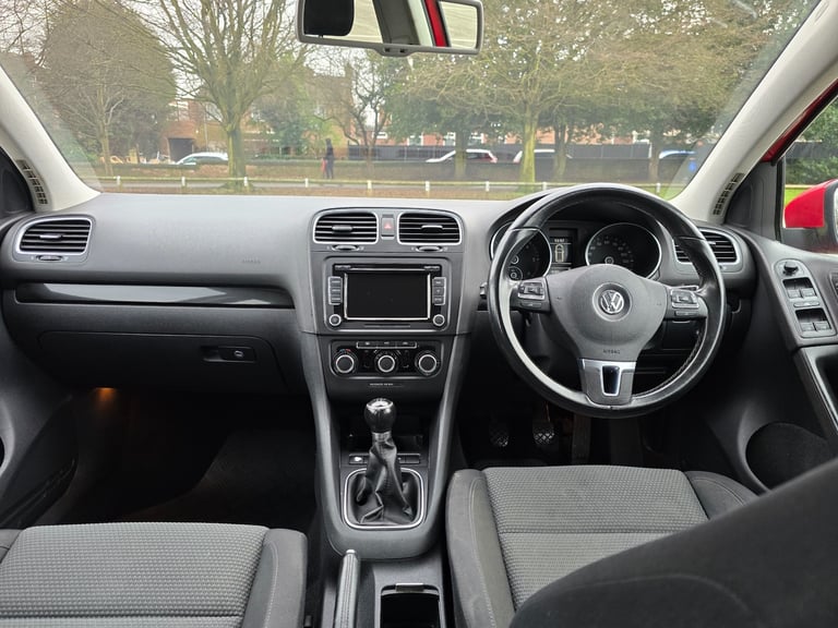 62 GOLF 1.6 TDI MATCH DIESEL 5 DOOR HATCHBACK RED