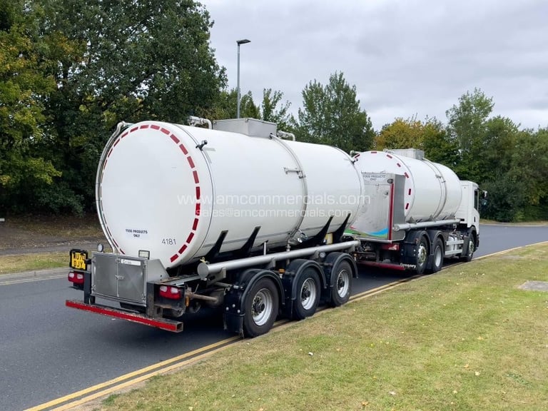 2021 (70) SCANIA P450 XT CROSSLAND DRAWBAR TANKER