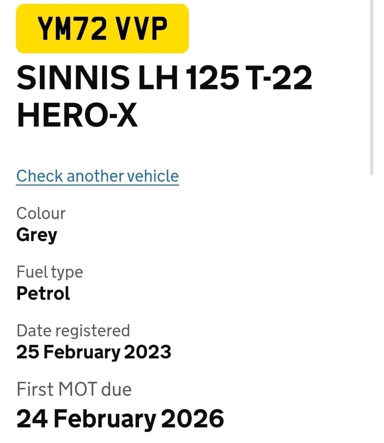 Sinnis hero x 125 2023 