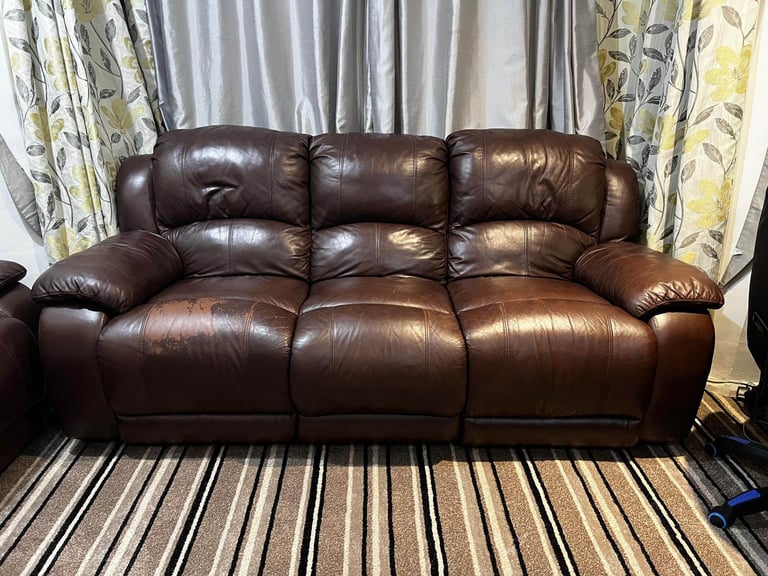 image for 3 Recliner Seater Sofa for Sale