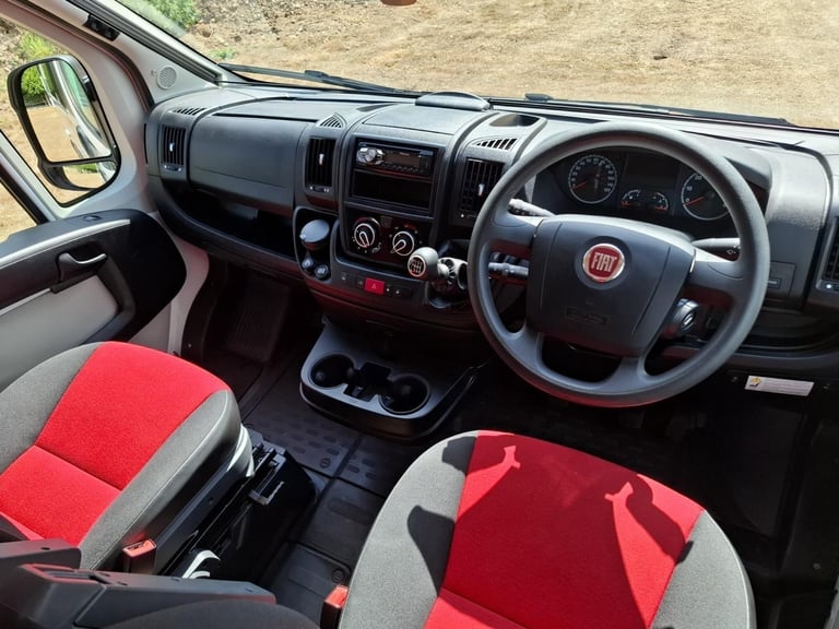 Adria Twin SF. 2013. Rear French Bed. Half dinette hosts 5.