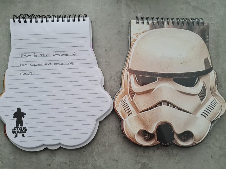 Star Wars Lined Notepad (White)
