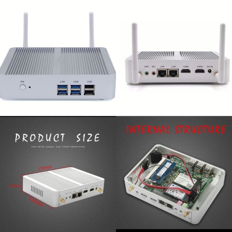 New Mini pc Computer wifi hdmi open box 