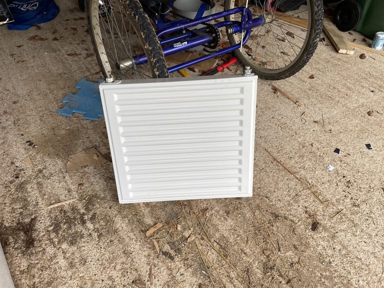 REDUCED - Small White Radiator with Fixing Almost New