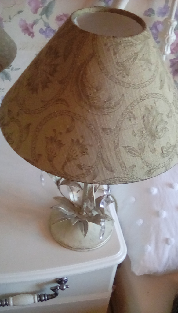 PAIR of  **LAURA ASHLEY** Table Lamps complete with Laura Ashley Shades