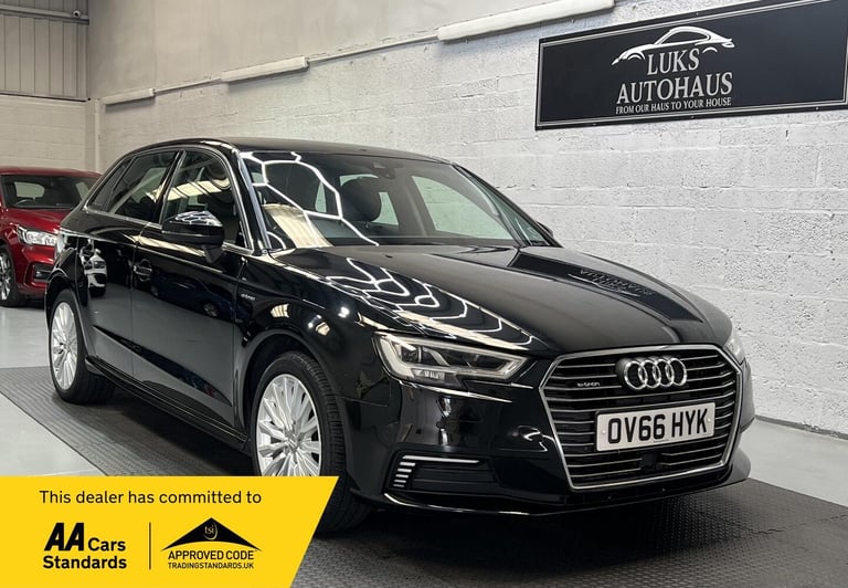 2016 Audi A3 1.4 TFSI e-tron Sportback e-S Tronic Euro 6 5dr 8.8kWh HATCHBACK Petrol/Electric Hyb...