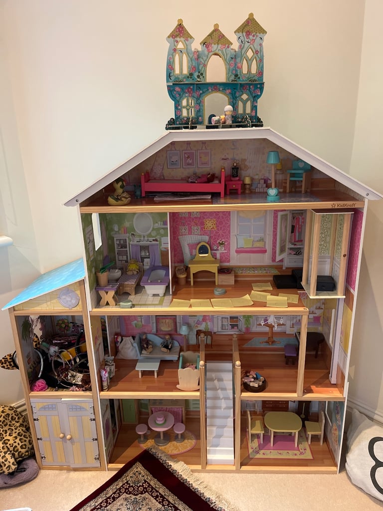 Lovely wooden doll house 