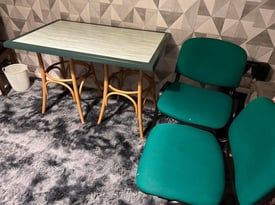 Table and 2 chairs. FREE