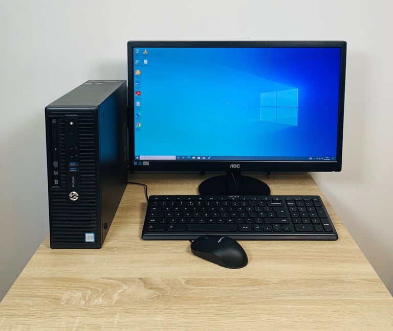 HP i5 16GB 128SSD+ 4000GB UltraFast Full Pc Desktop Computer Setup