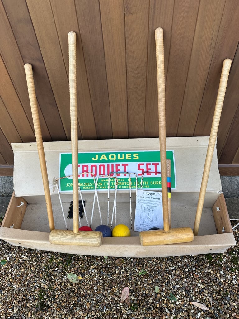Jaques croquet set