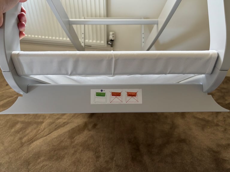 SnuzPod 4 Comfort Air Bedside Crib 0-6 Months
