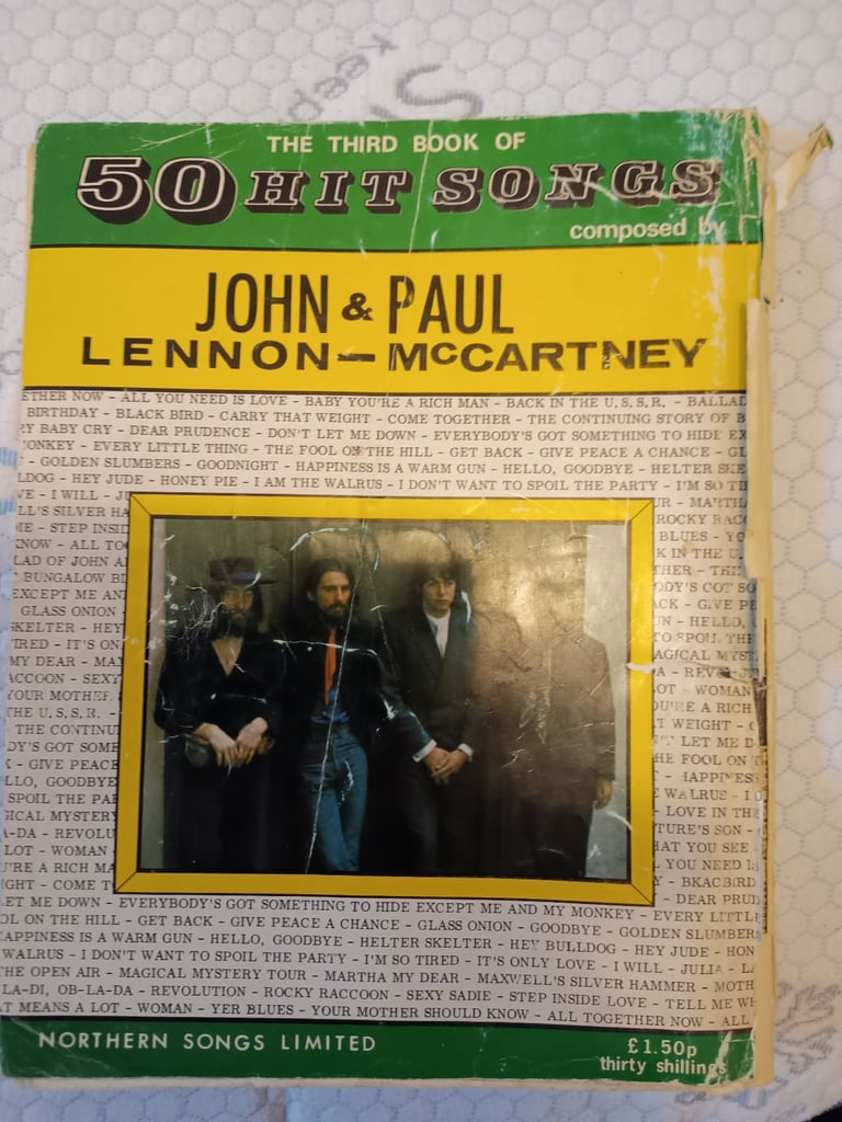3 x Beatles Songbooks (150 Songs with Lyrics and Tabs)