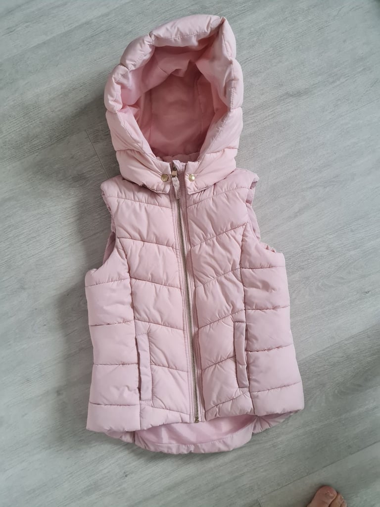 H&M padded gilet hood warmer 8 /10 years