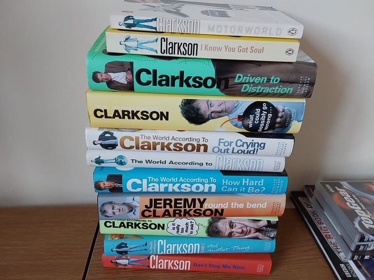 image for Mixed Collection of Jeremy Clarkson books and DVDs