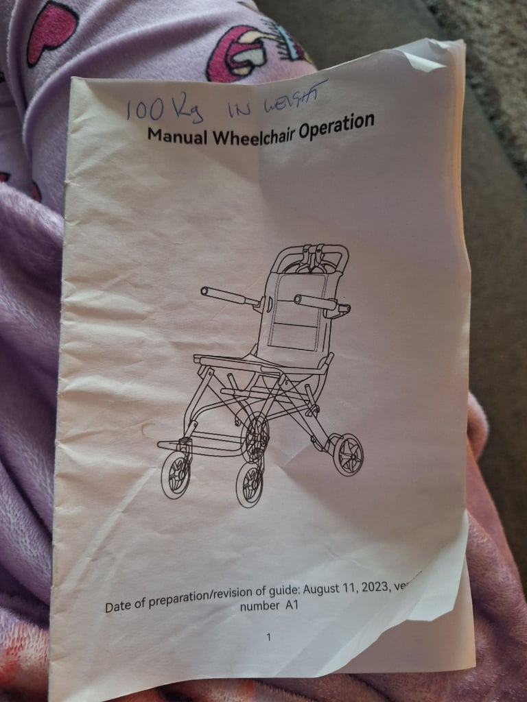 image for Folding wheelchair 