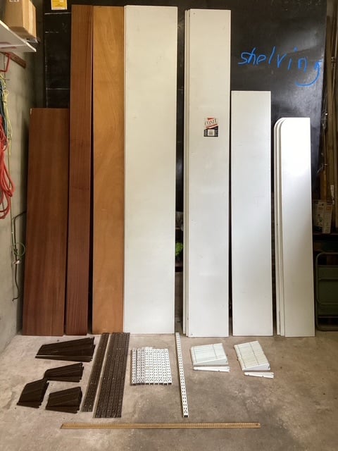 image for Shelving, wall mounting and brackets