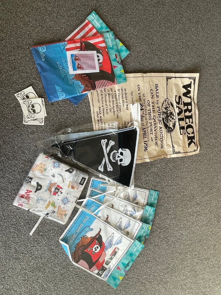 Free pirate party supplies