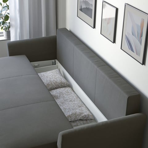 Grey Holmsund Couch Cover Ikea Holmsund 3-seater Sofa Bed With